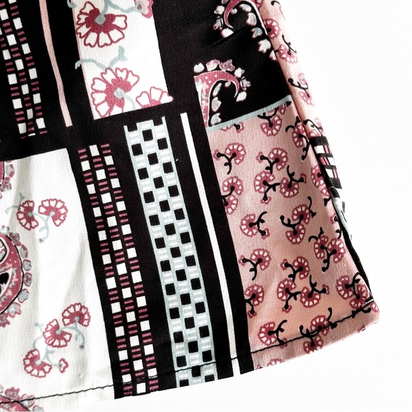 Jean Pascale Embroidered Mixed Print Blouse US Size 8 - Picture 6 of 10